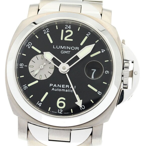PANERAI Luminor GMT PAM00161 Date black Dial Automatic Men's Watch_882729 - Picture 1 of 6